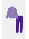 Under Armour Lány szett Under Armour UA 1/4 ZIP LEGGING SET-BLU