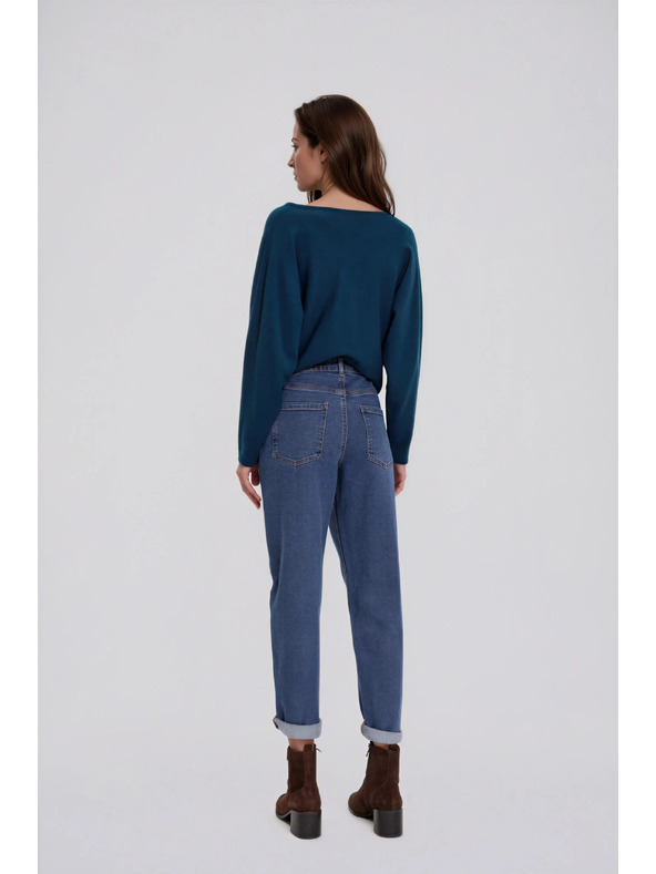 Moodo Mom fit farmerok sötét kék Moodo
