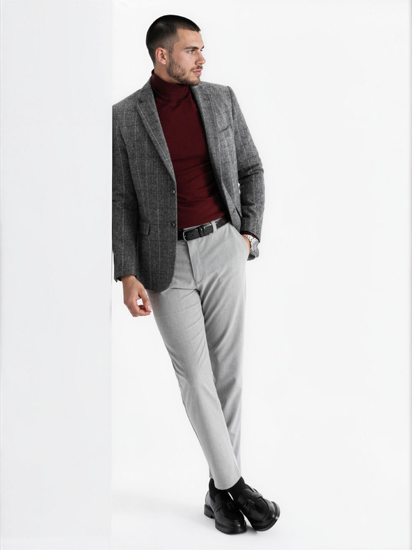 Ombre Clothing M166 Blazer – szürke Ombre Clothing