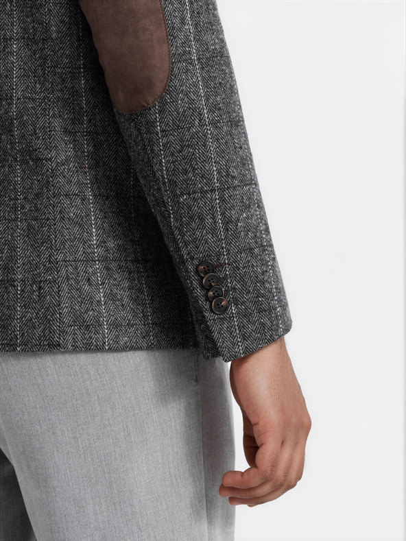 Ombre Clothing M166 Blazer – szürke Ombre Clothing
