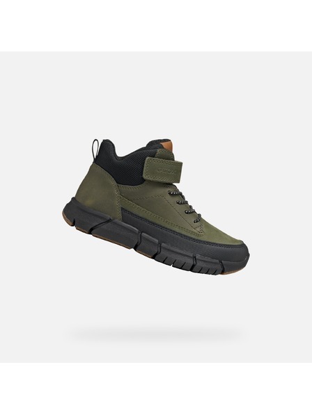 Geox Khaki fiú bakancs Geox Flexyper