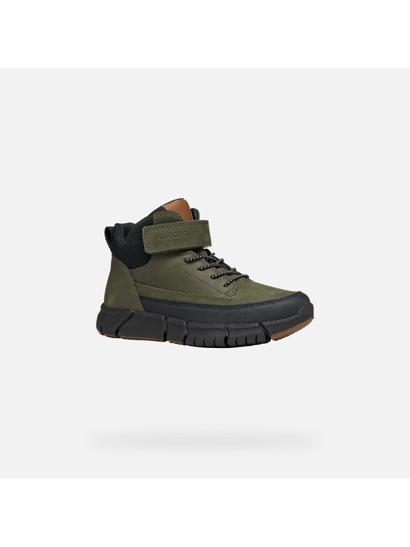 Geox Khaki fiú bakancs Geox Flexyper