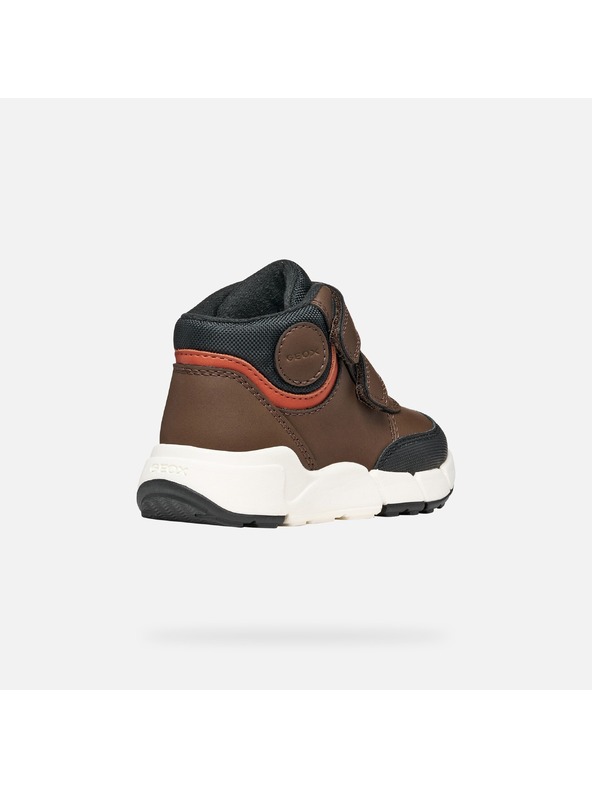 Geox Sötét barna fiú bokacipő Geox Flexyper Mini