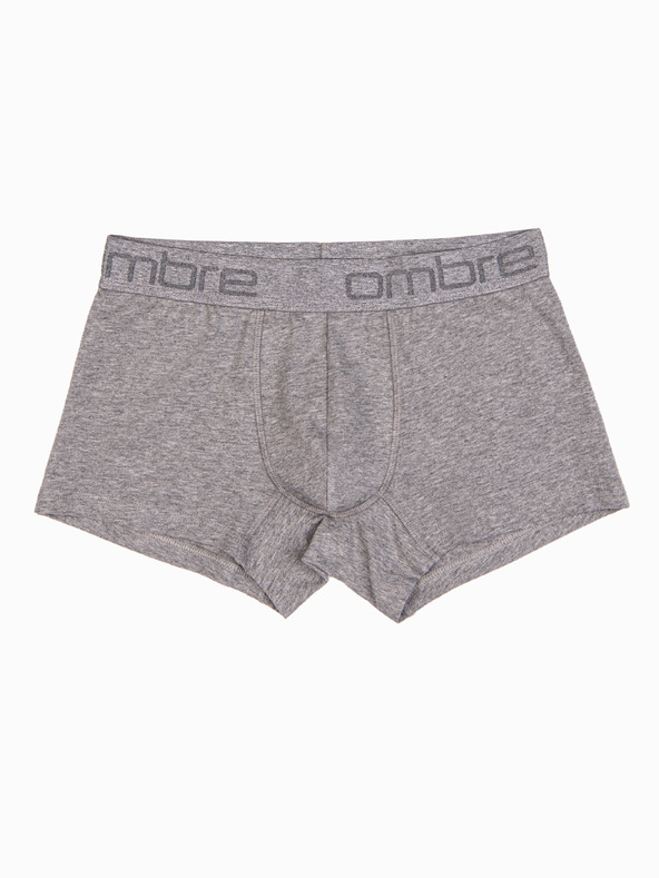 Ombre Clothing Férfi pamut boxeralsó logóval – 3 darab mixben V2 U532 Ombre Clothing