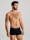 Ombre Clothing Férfi pamut boxeralsó logóval – 3 darab mixben V2 U532 Ombre Clothing