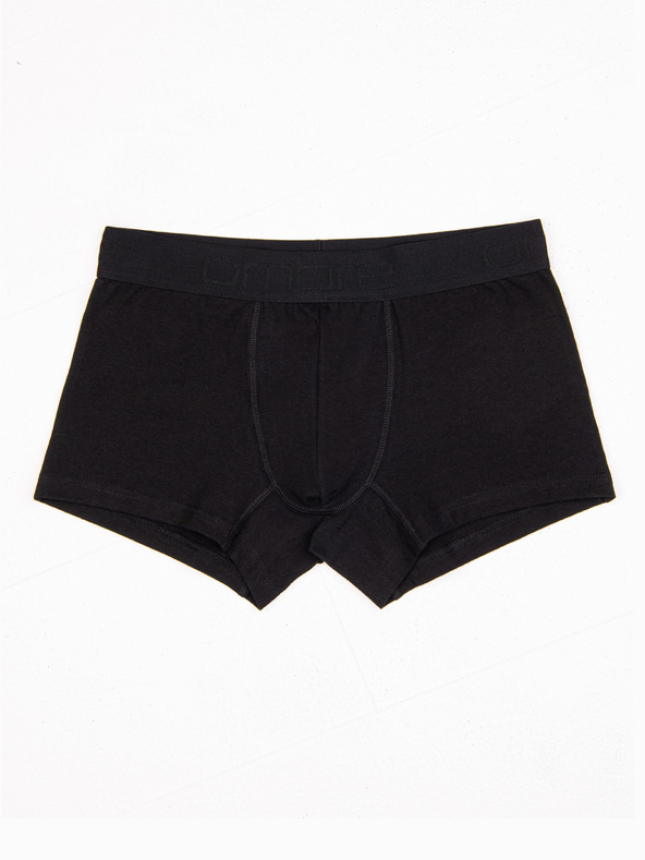 Ombre Clothing Férfi pamut boxeralsó logóval – 3 darab mixben V2 U532 Ombre Clothing