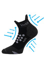 VoXX Zokni VoXX kompressziós fekete