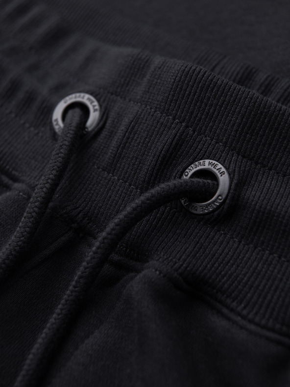 Ombre Clothing Férfi jogger nadrág - fekete V2 OM-PASK-0280 Ombre Clothing