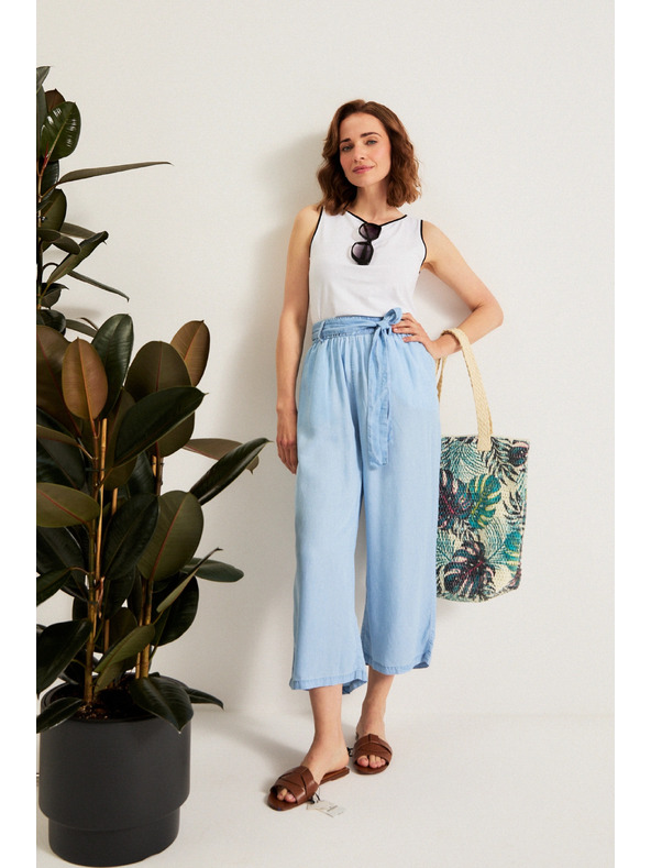 Moodo Culottes kék nadrág Moodo