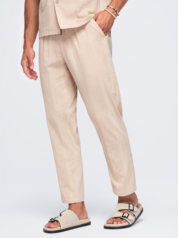 Ombre Clothing Nadrág OM-PACP-0312 – kávé Ombre Clothing