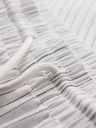 Ombre Clothing Férfi viszkóz-lenvászon shortok REGULAR FIT csíkokkal – elefántcsont V1 OM-SRCS-0208 Ombre Clothing