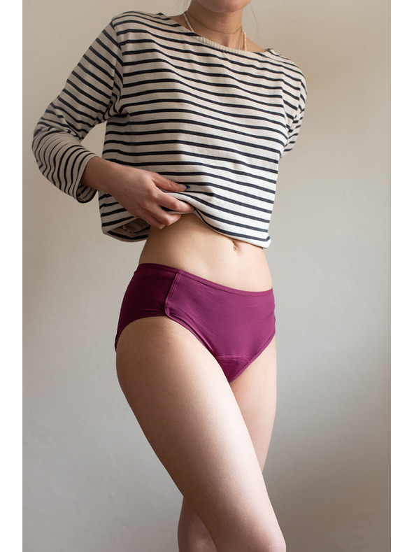 Love Luna Menstruációs alsónadrág Love Luna Midi szilva
