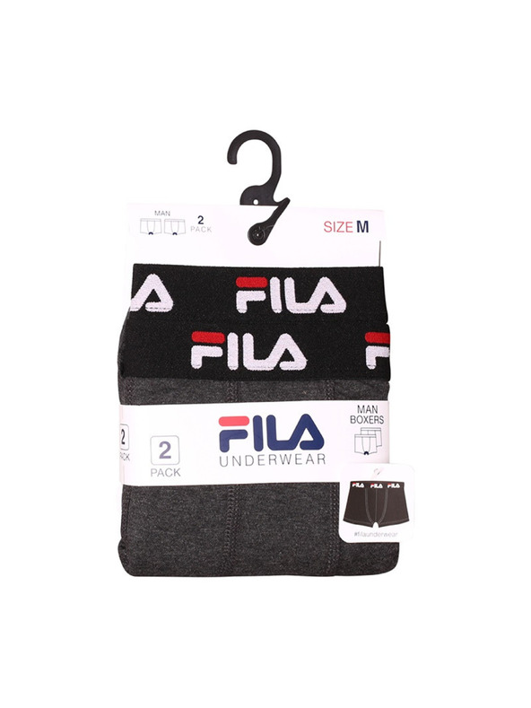 FILA Szett két darabból - férfi bokseralsó Fila szürke (FU5141/2-248)
