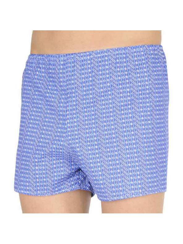 Foltýn Klasszikus férfi boxer rövidnadrág Foltýn kék kerekekkel