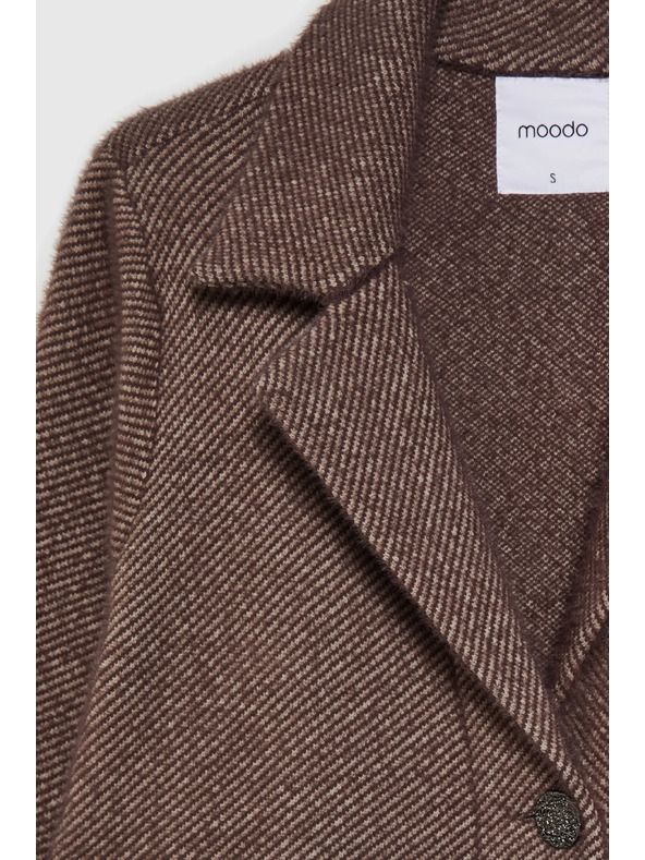 Moodo Gombos kabát barna Moodo