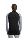 Meatfly Meatfly férfi merino póló Carl Charcoal Heather