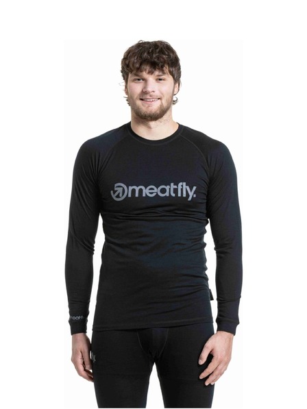 Meatfly Meatfly férfi merino póló Bernie Black