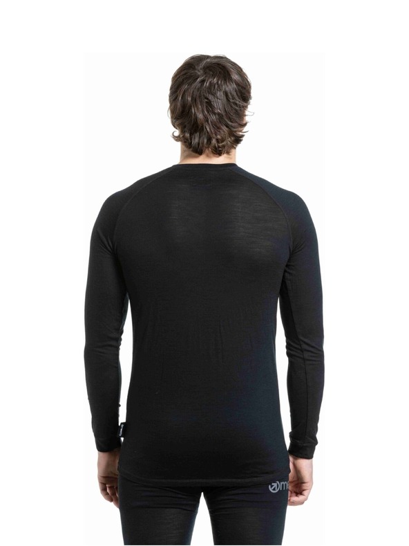 Meatfly Meatfly férfi merino póló Bernie Black