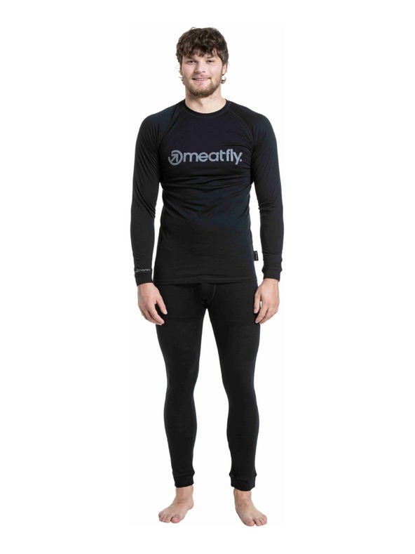 Meatfly Meatfly férfi merino póló Bernie Black