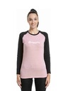Meatfly Meatfly női merino póló Grace Rose / Black