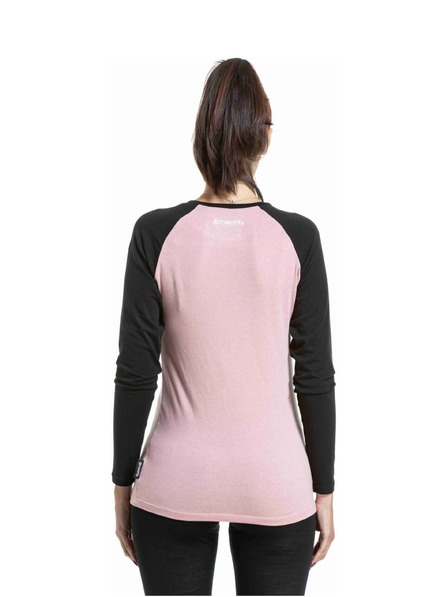 Meatfly Meatfly női merino póló Grace Rose / Black