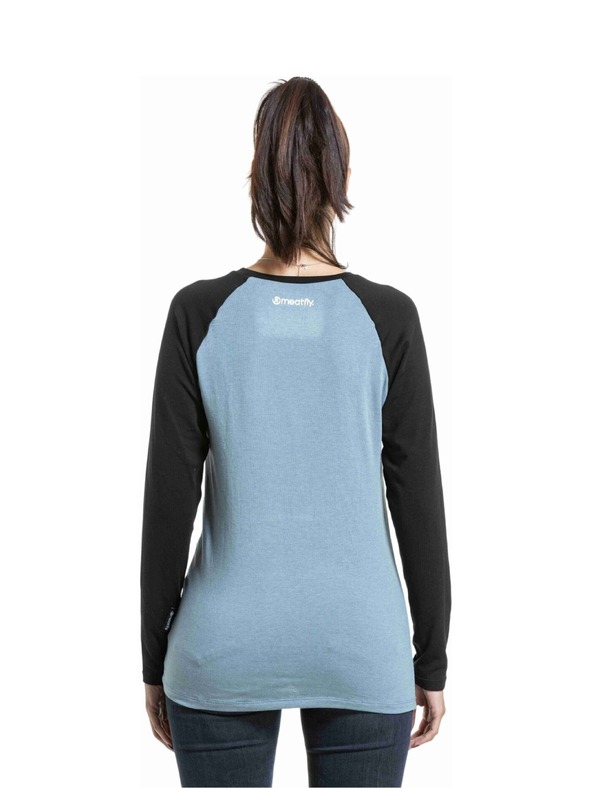 Meatfly Meatfly női merino póló Grace Cloud / Black