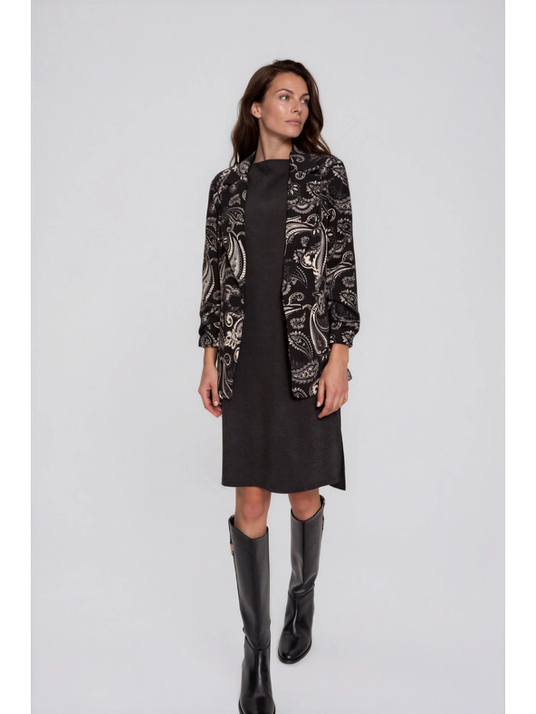 Moodo Paisley mintás fekete Moodo blazer