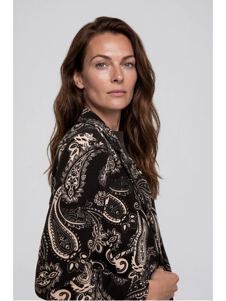 Moodo Paisley mintás fekete Moodo blazer