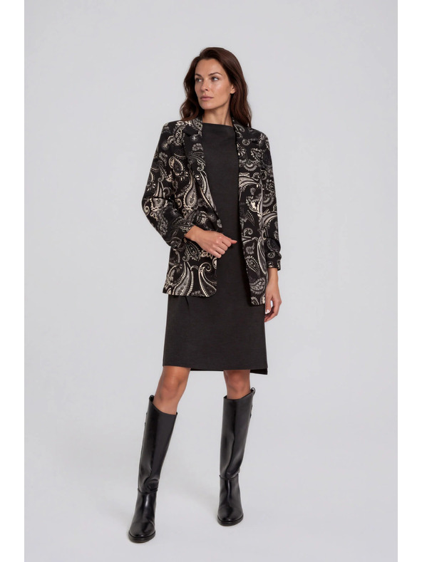 Moodo Paisley mintás fekete Moodo blazer