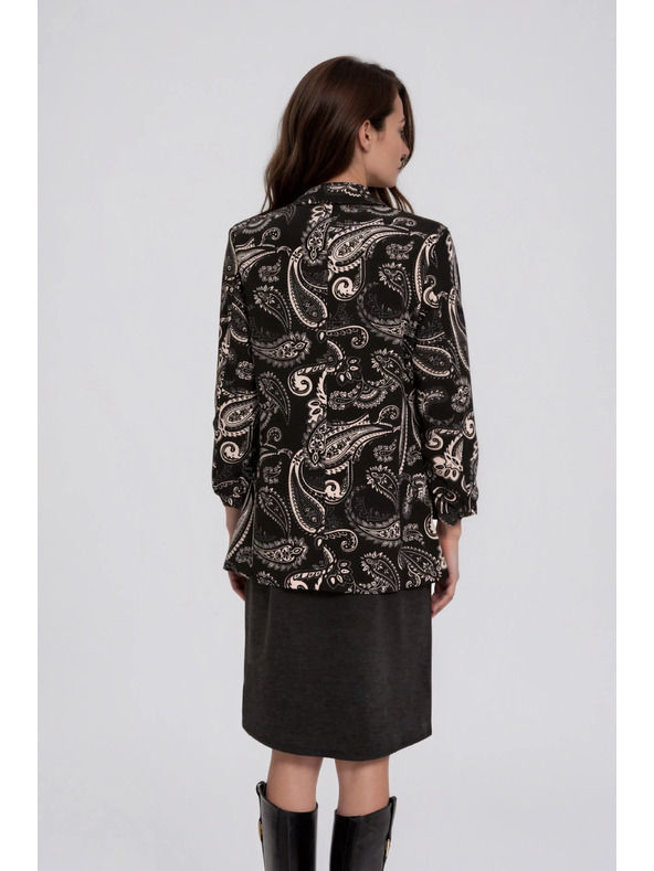 Moodo Paisley mintás fekete Moodo blazer