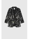 Moodo Paisley mintás fekete Moodo blazer