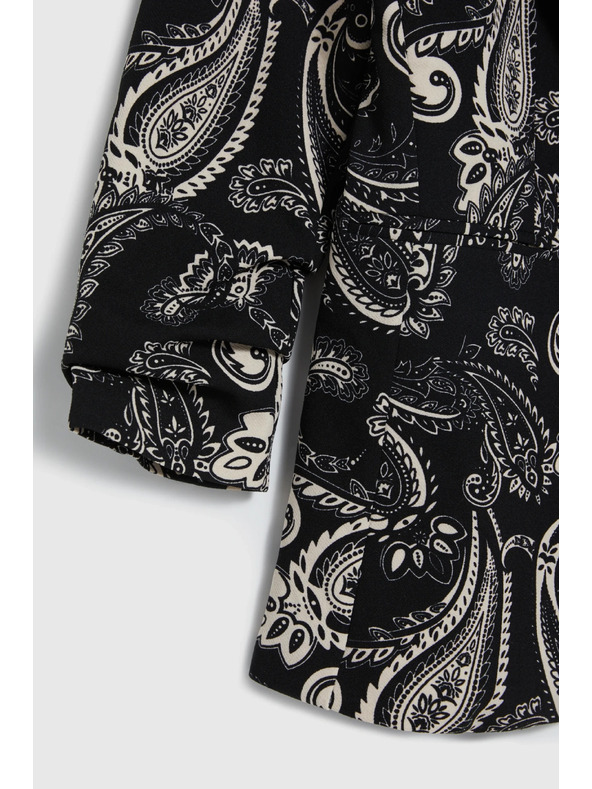 Moodo Paisley mintás fekete Moodo blazer