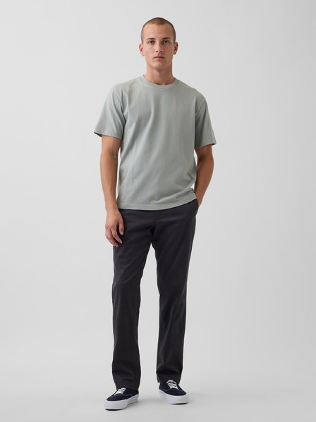 GAP Khaki Straight nadrág GAP