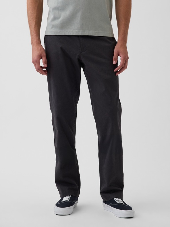 GAP Khaki Straight nadrág GAP