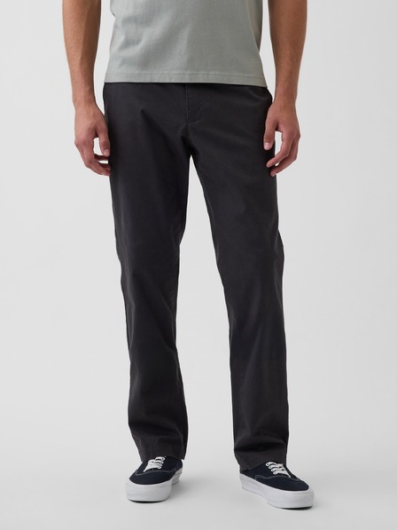 GAP Khaki Straight nadrág GAP