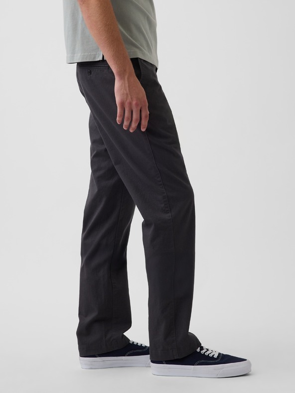 GAP Khaki Straight nadrág GAP