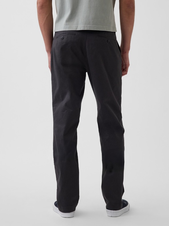 GAP Khaki Straight nadrág GAP