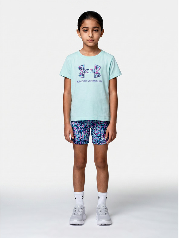 Under Armour Lány szett Under Armour UA PRINTED BIKE SHORT SET