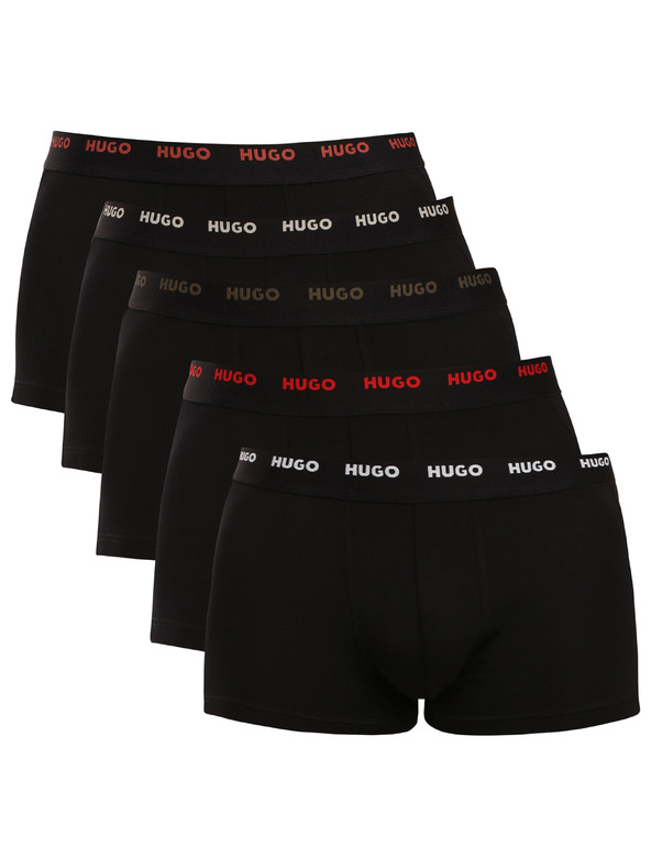 HUGO Ötdarabos szett - HUGO férfi boxeralsó fekete