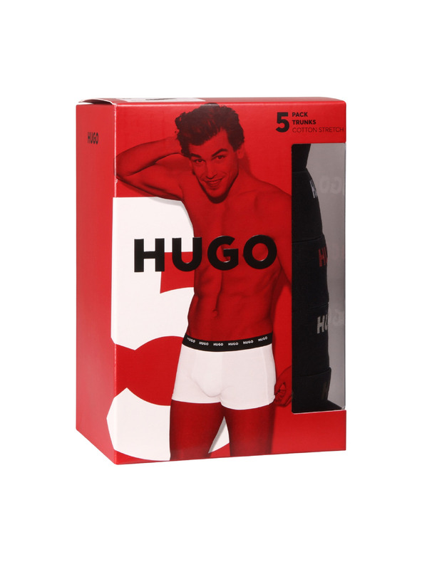 HUGO Ötdarabos szett - HUGO férfi boxeralsó fekete