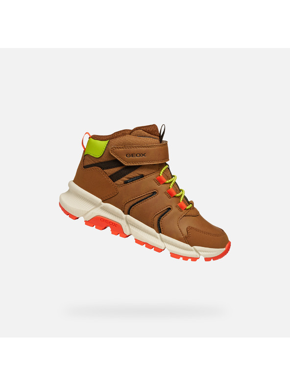 Geox Világosbarna fiú bokacipő Geox Flexyper Plus