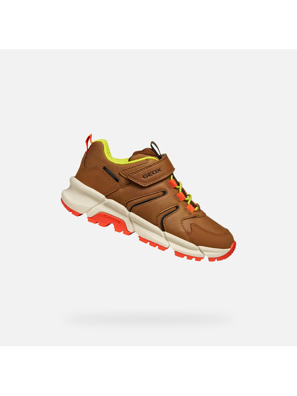 Geox Világosbarna fiú tornacipő Geox Flexyper Plus