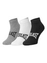 Everlast Háromdarabos szett - Everlast bokaszárú többszínű zokni
