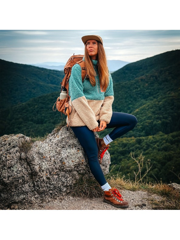Horsefeathers Női Elvira fleece felső - frosty green