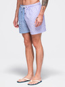 Ombre Clothing Kétszínű férfi fürdőnadrág strukturált anyagból – kék-lila V2 OM-SRSS-0215 Ombre Clothing