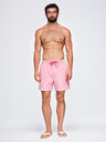 Ombre Clothing Férfi fürdőnadrág matt felületű szövetből – rózsaszín V1 OM-SRSS-0216 Ombre Clothing
