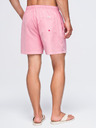 Ombre Clothing Férfi fürdőnadrág matt felületű szövetből – rózsaszín V1 OM-SRSS-0216 Ombre Clothing