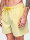 Ombre Clothing Férfi fürdőnadrág matt felületű szövetből – sárga V2 OM-SRSS-0216 Ombre Clothing