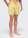Ombre Clothing Férfi fürdőnadrág matt felületű szövetből – sárga V2 OM-SRSS-0216 Ombre Clothing