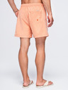 Ombre Clothing Férfi fürdőnadrág matt felületű szövetből – pasztell narancssárga V3 OM-SRSS-0216 Ombre Clothing